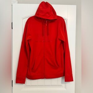 The North Face Red Full-Zip Hoodie
